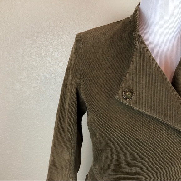 Vince Womens Blazer Jacket Button Up Brown Size 4 - Picture 2 of 6